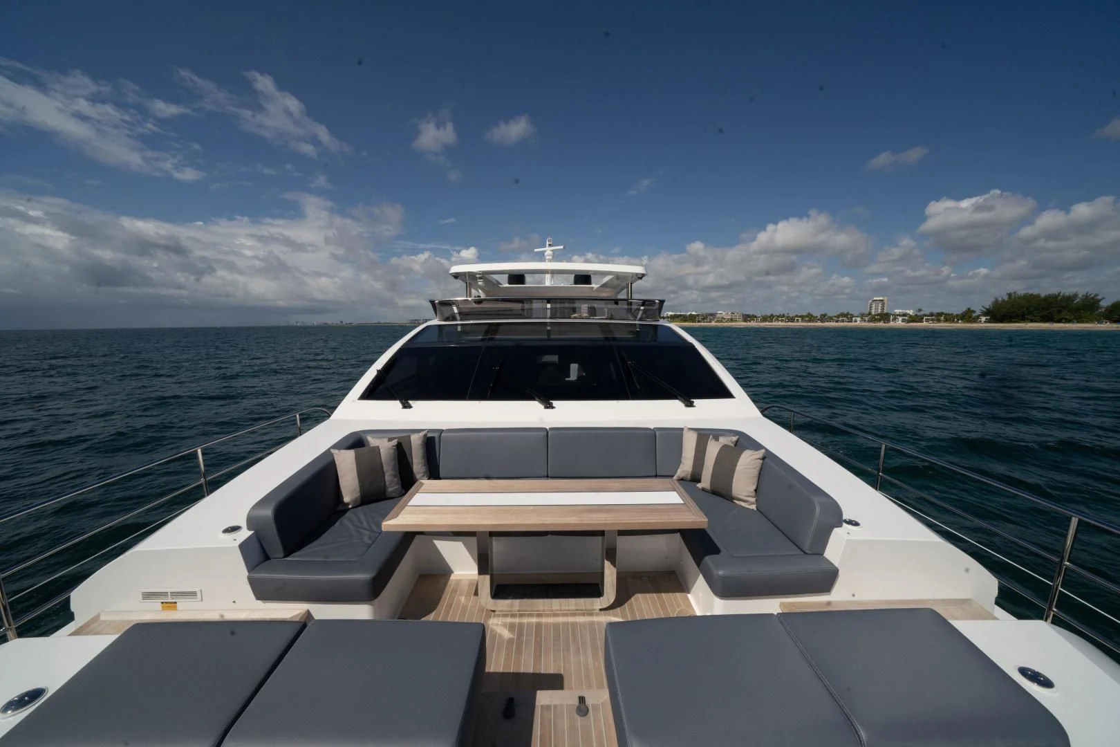 a boat on the water aboard PEARL Yacht for Sale