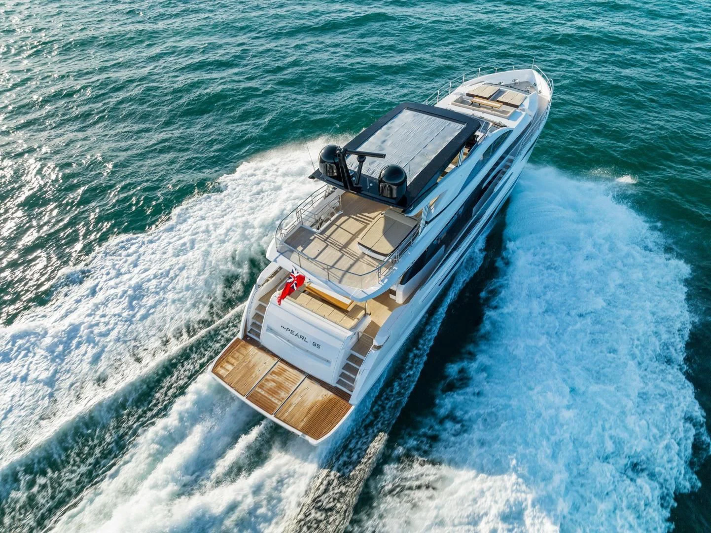 a ship on the water aboard PEARL Yacht for Sale