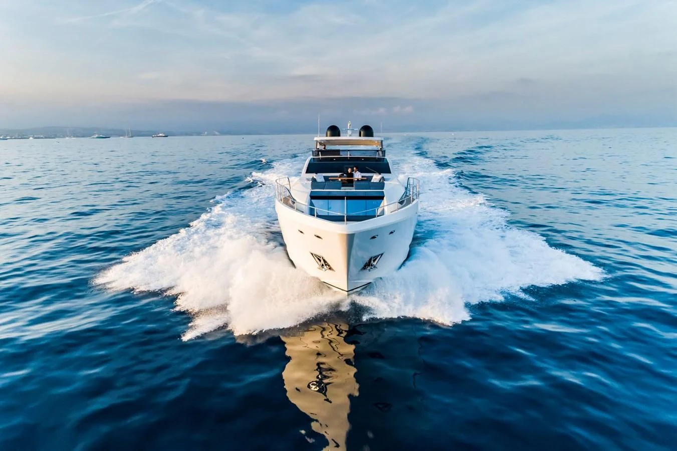 a boat on the water aboard PEARL Yacht for Sale