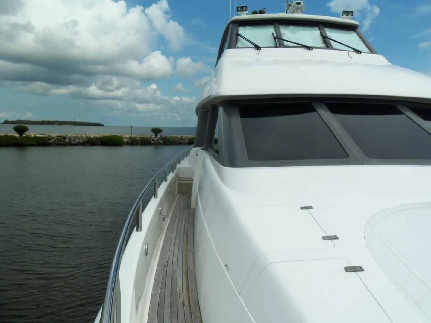 a boat on the water aboard OHANA Yacht for Sale