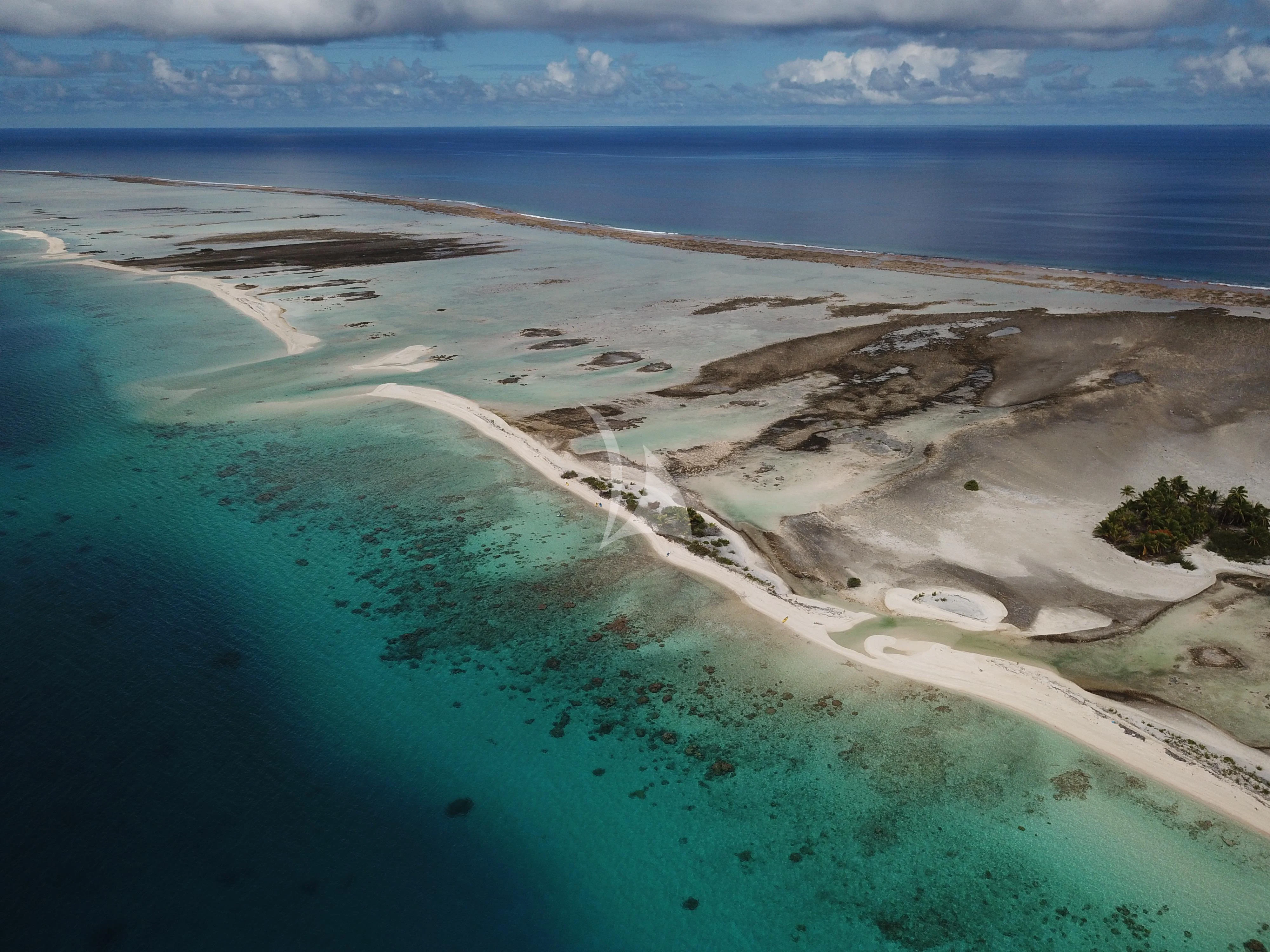 a body of water with land in the distance aboard DOUCE FRANCE Yacht for Sale