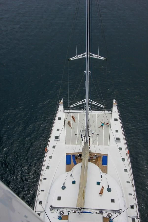 a white boat in the water aboard DOUCE FRANCE Yacht for Sale