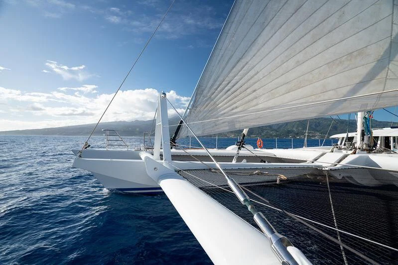 a boat on the water aboard DOUCE FRANCE Yacht for Sale