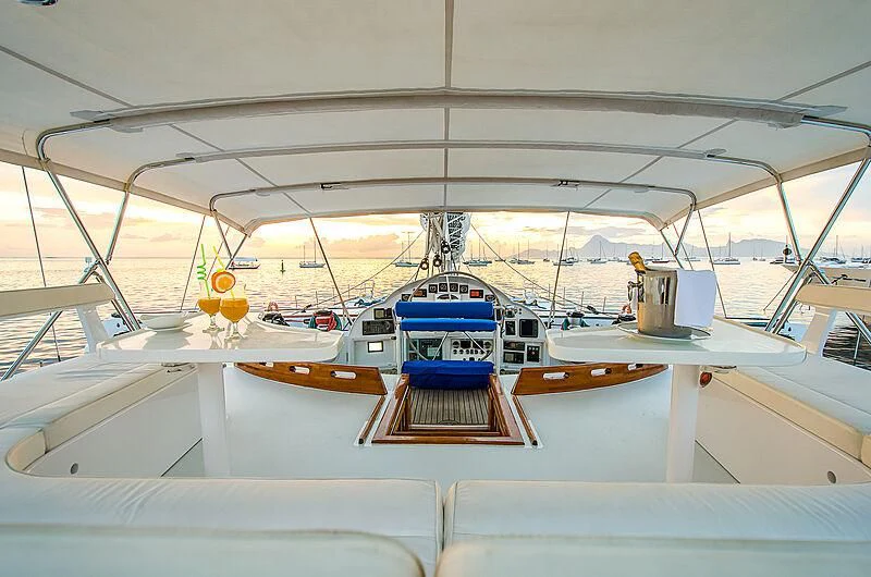 inside of a large airplane aboard DOUCE FRANCE Yacht for Sale