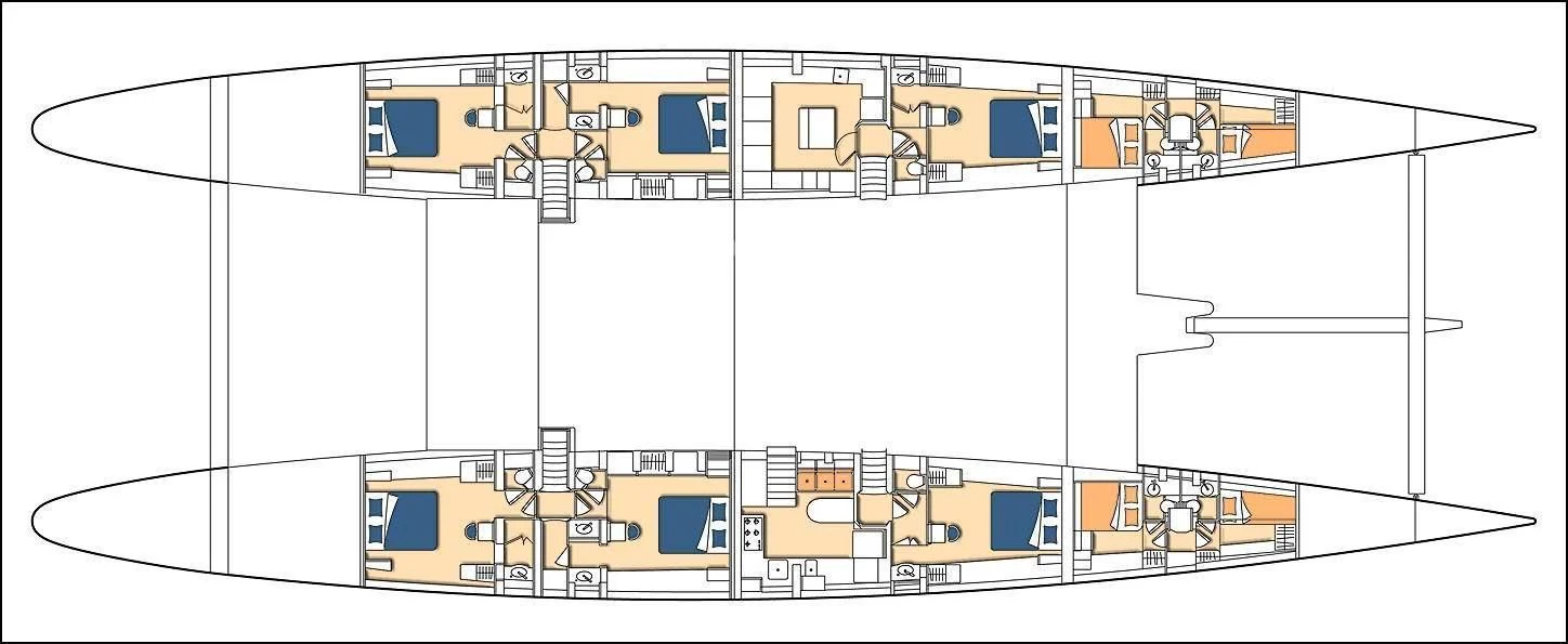 diagram aboard DOUCE FRANCE Yacht for Sale