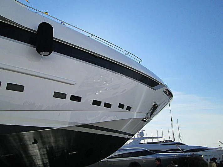 a close-up of a plane aboard PARAM JAMUNA IV Yacht for Sale