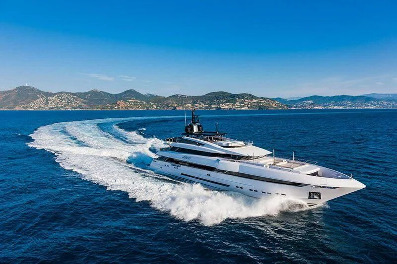 a ship on the water aboard PARAM JAMUNA IV Yacht for Sale