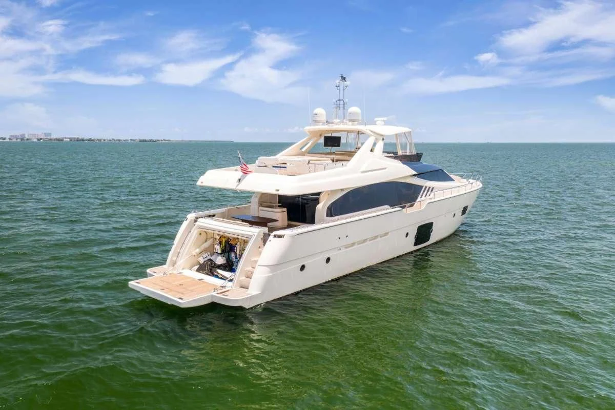 a boat in the water aboard HOYA SAXA Yacht for Sale