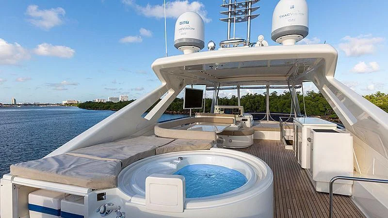 a boat on the water aboard HOYA SAXA Yacht for Sale