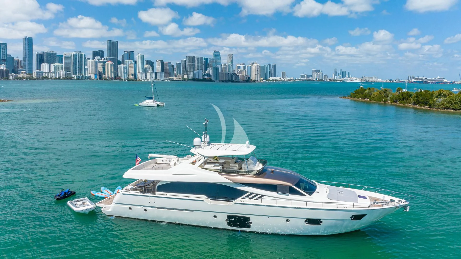 a boat on the water aboard HOYA SAXA Yacht for Sale