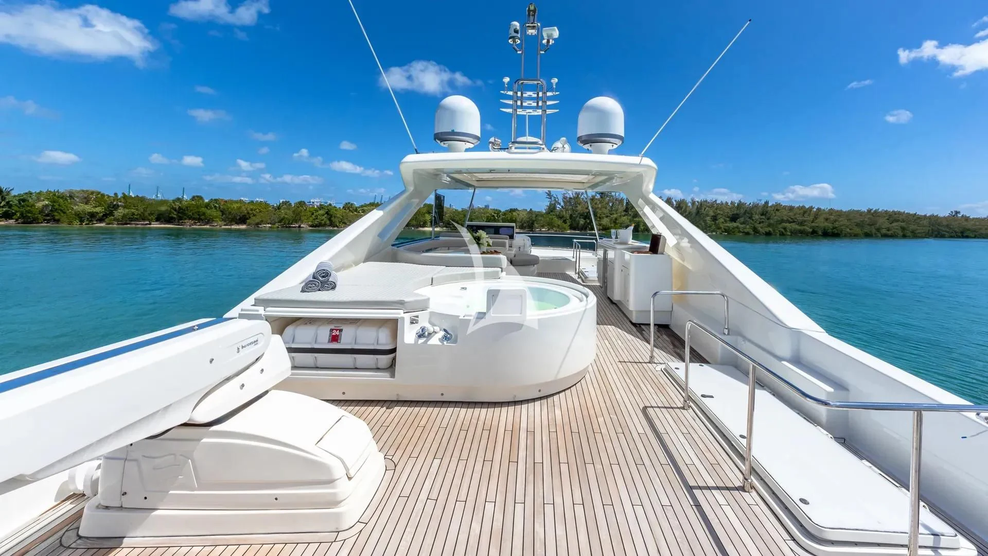 a boat on a body of water aboard HOYA SAXA Yacht for Sale