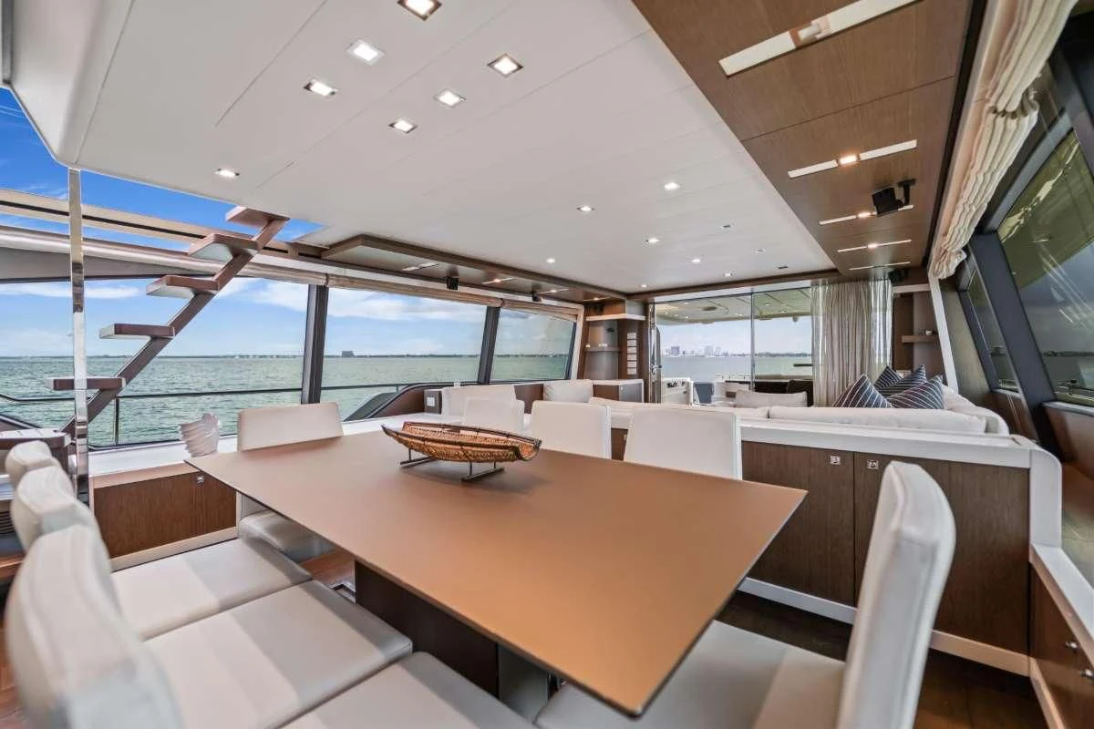 inside of a boat aboard HOYA SAXA Yacht for Sale