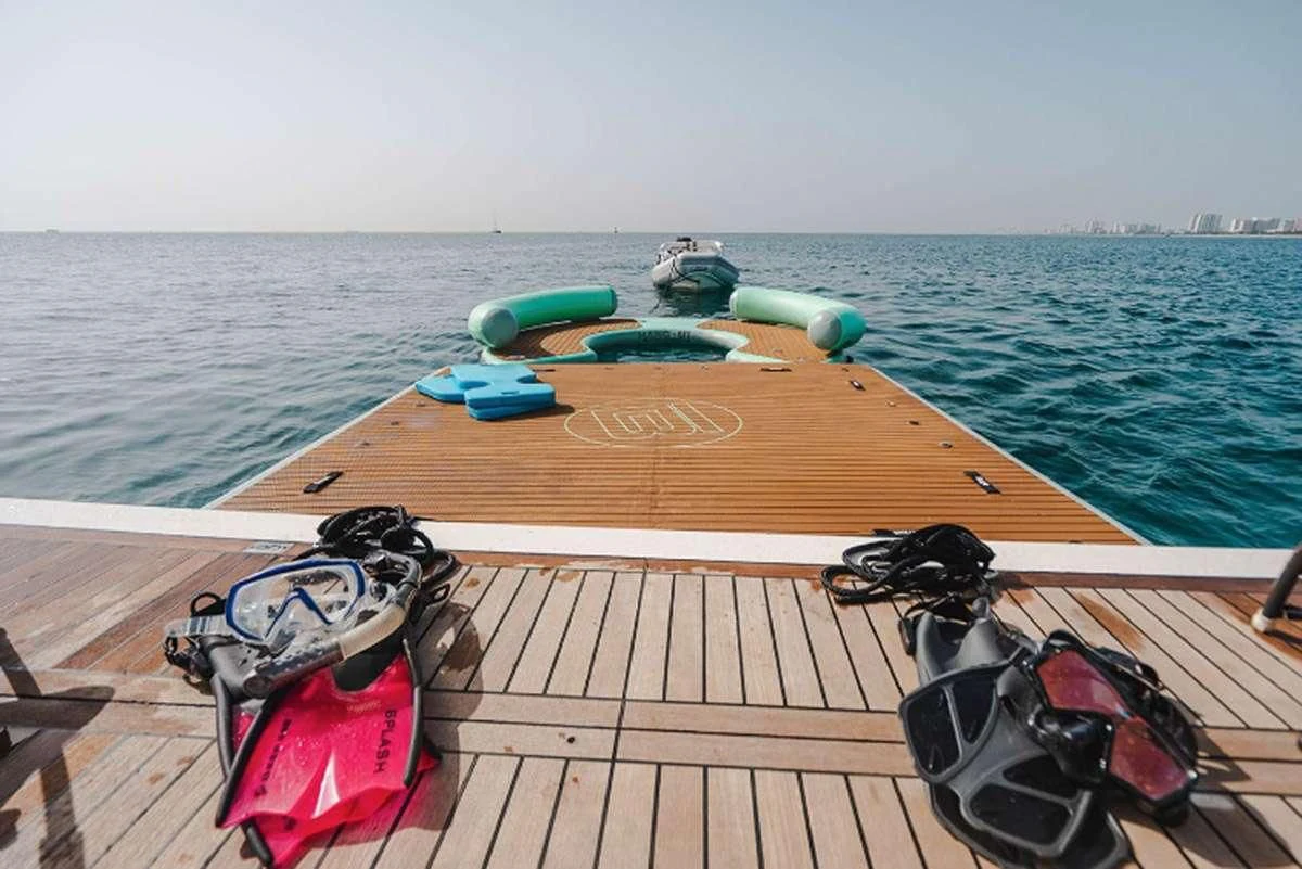 a boat on the water aboard HOYA SAXA Yacht for Sale