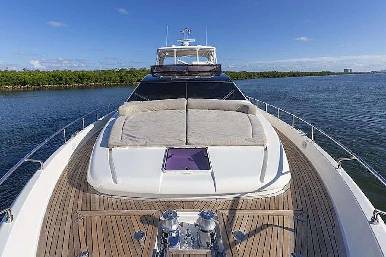 a boat on a body of water aboard HOYA SAXA Yacht for Sale