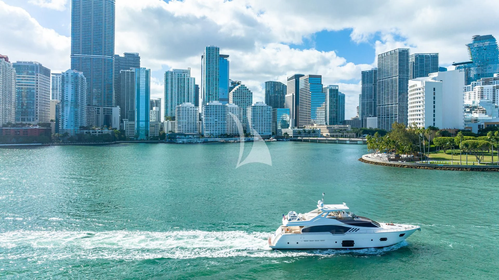 a boat sailing on the water aboard HOYA SAXA Yacht for Sale
