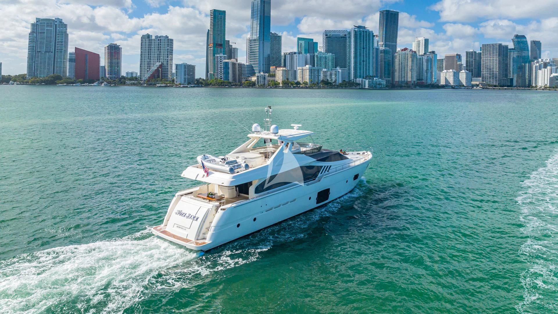 a boat in the water aboard HOYA SAXA Yacht for Sale