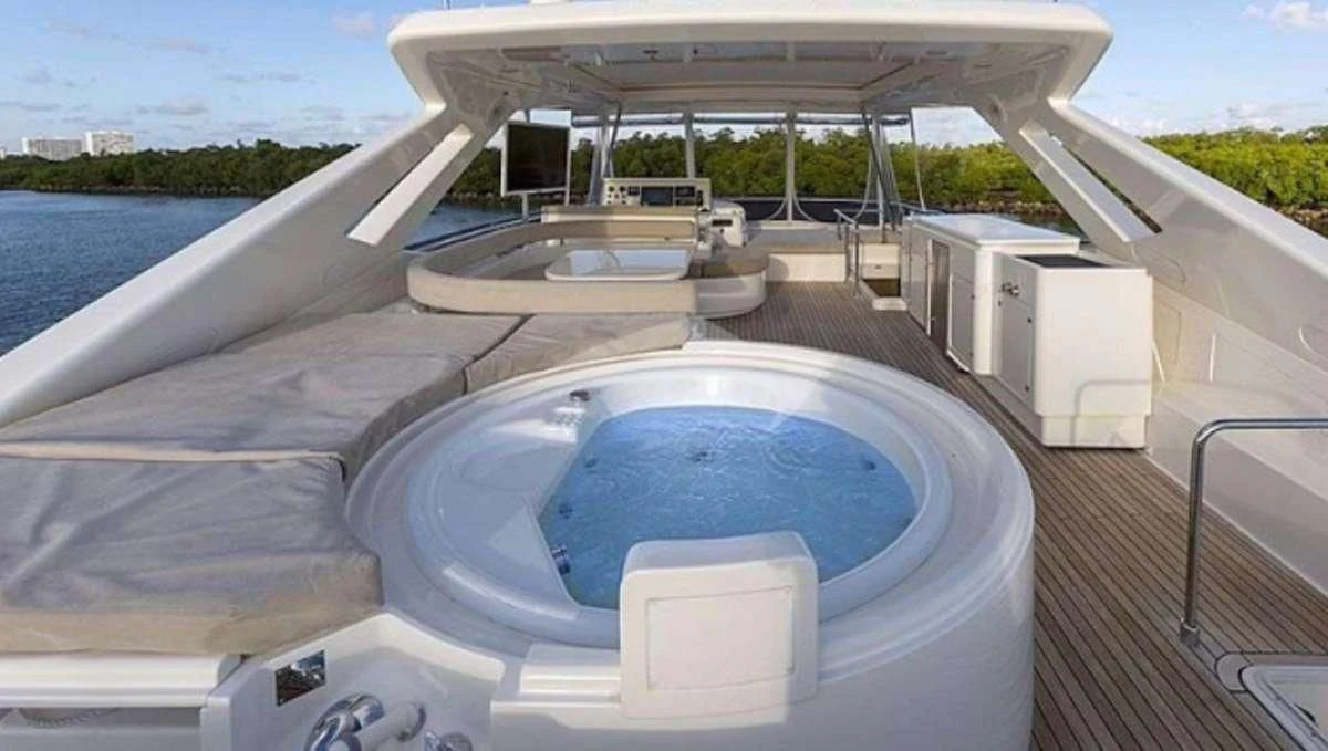 a boat on the water aboard HOYA SAXA Yacht for Sale