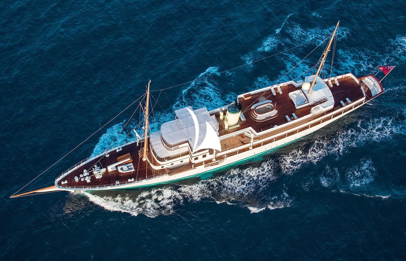 a boat in the water aboard HAIDA 1929 Yacht for Sale