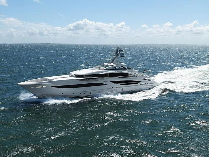 a boat in the water aboard GALVAS Yacht for Sale