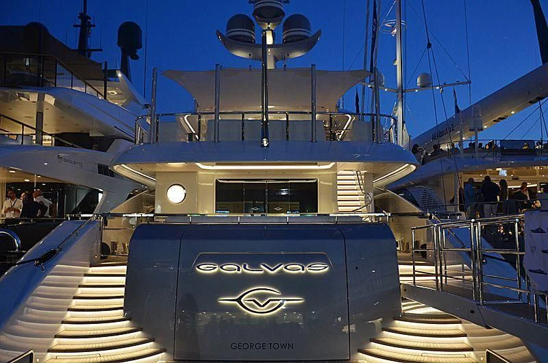 a boat on the water aboard GALVAS Yacht for Sale