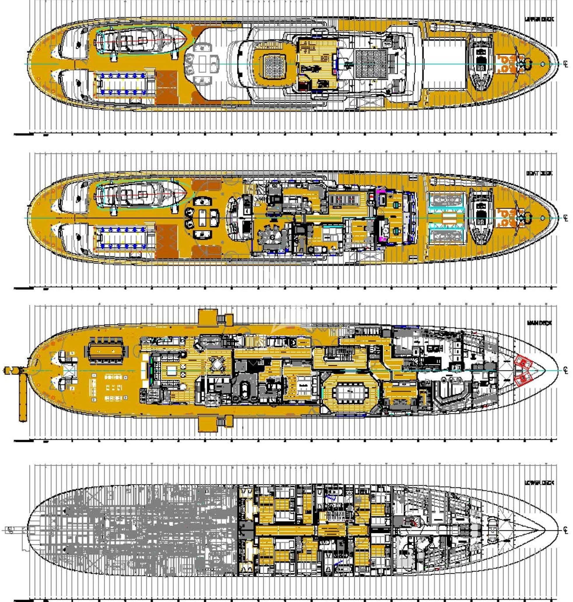 diagram aboard STEEL Yacht for Sale