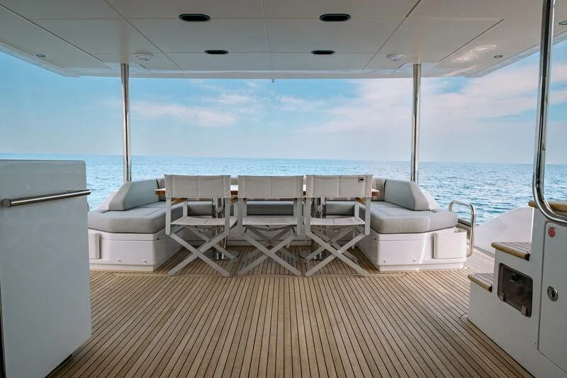 a boat on the water aboard DIAMOND HANDS Yacht for Sale