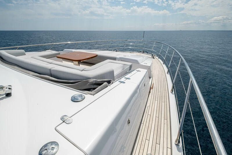 a boat on the water aboard DIAMOND HANDS Yacht for Sale