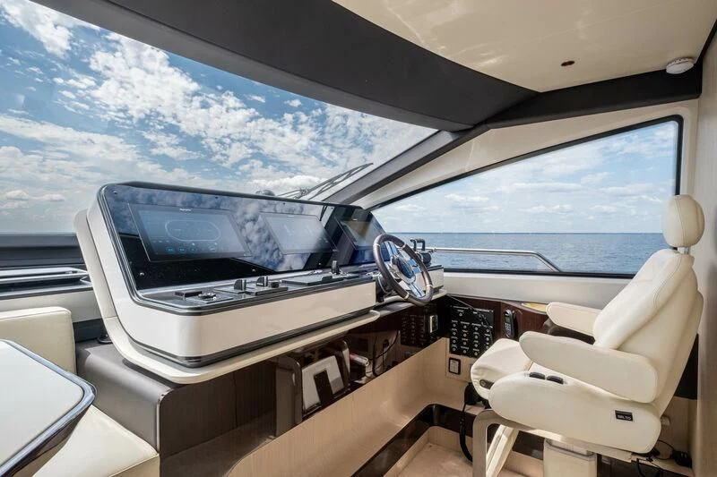 inside of a plane aboard DIAMOND HANDS Yacht for Sale