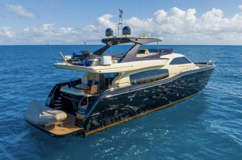 a boat in the water aboard VITAMIN SEA Yacht for Sale