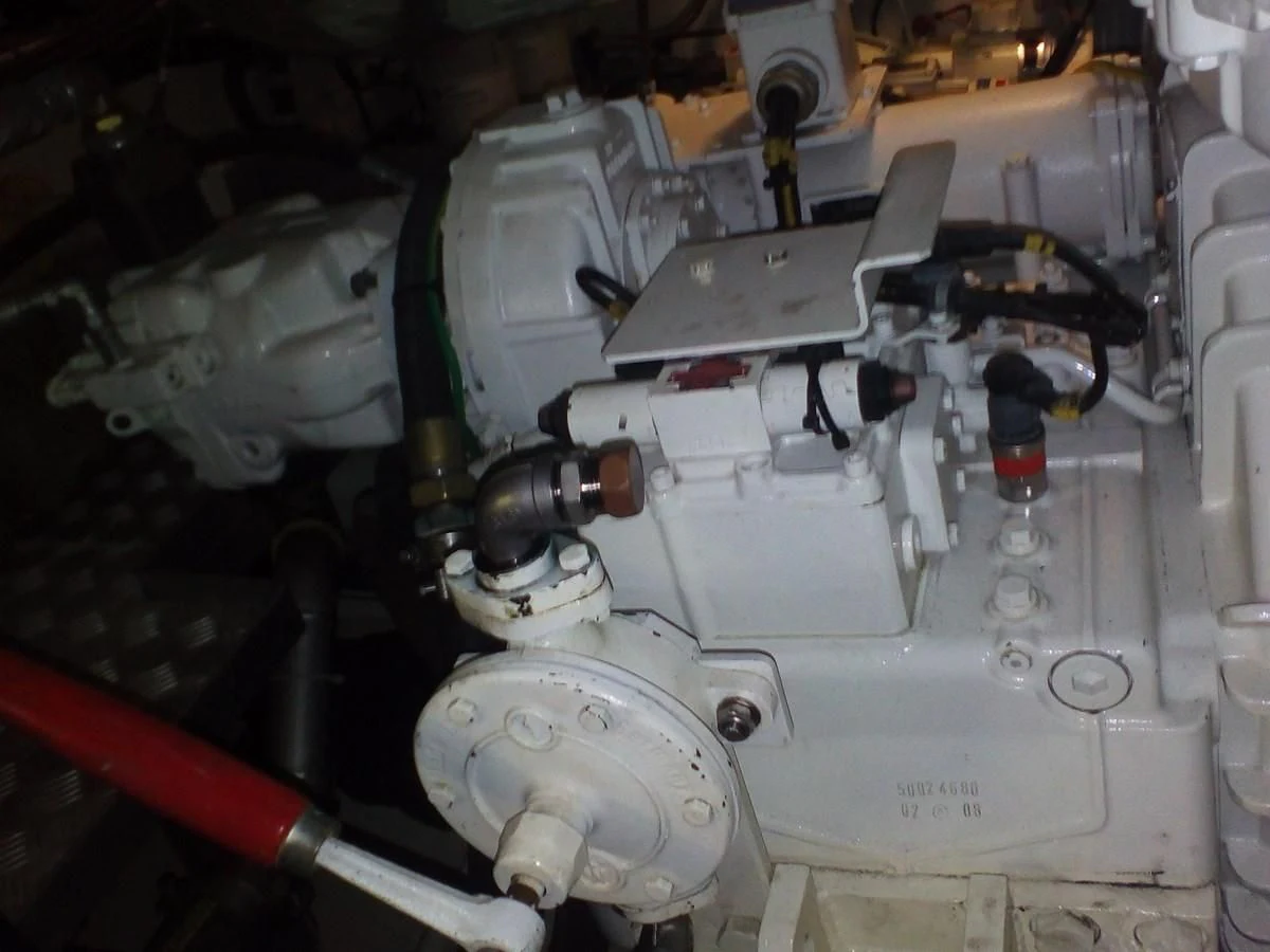 a close-up of a machine aboard SUN ANEMOS Yacht for Charter