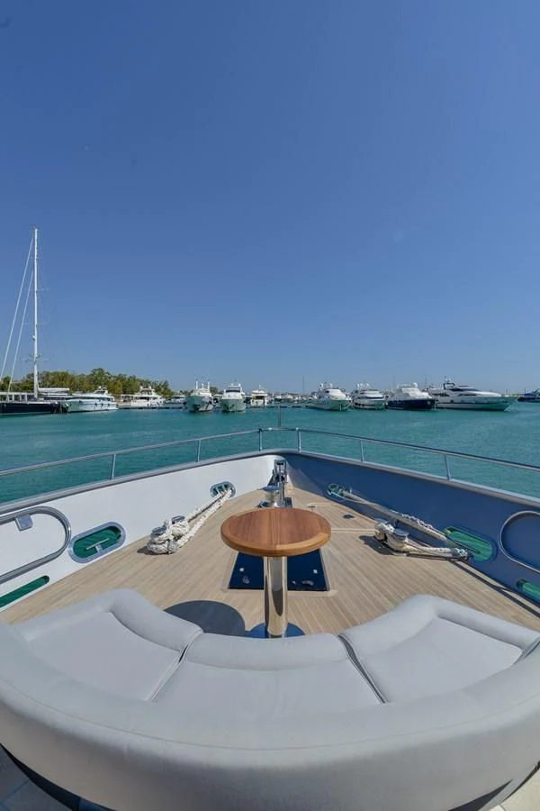 a boat on the water aboard SUN ANEMOS Yacht for Charter