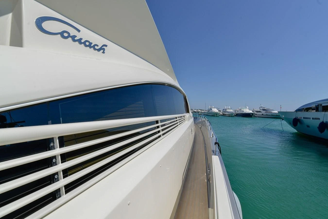 a boat in the water aboard SUN ANEMOS Yacht for Charter
