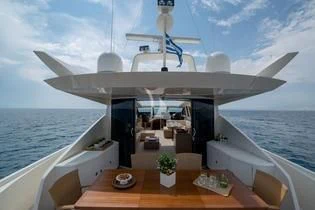 a ship in the water aboard SUN ANEMOS Yacht for Charter