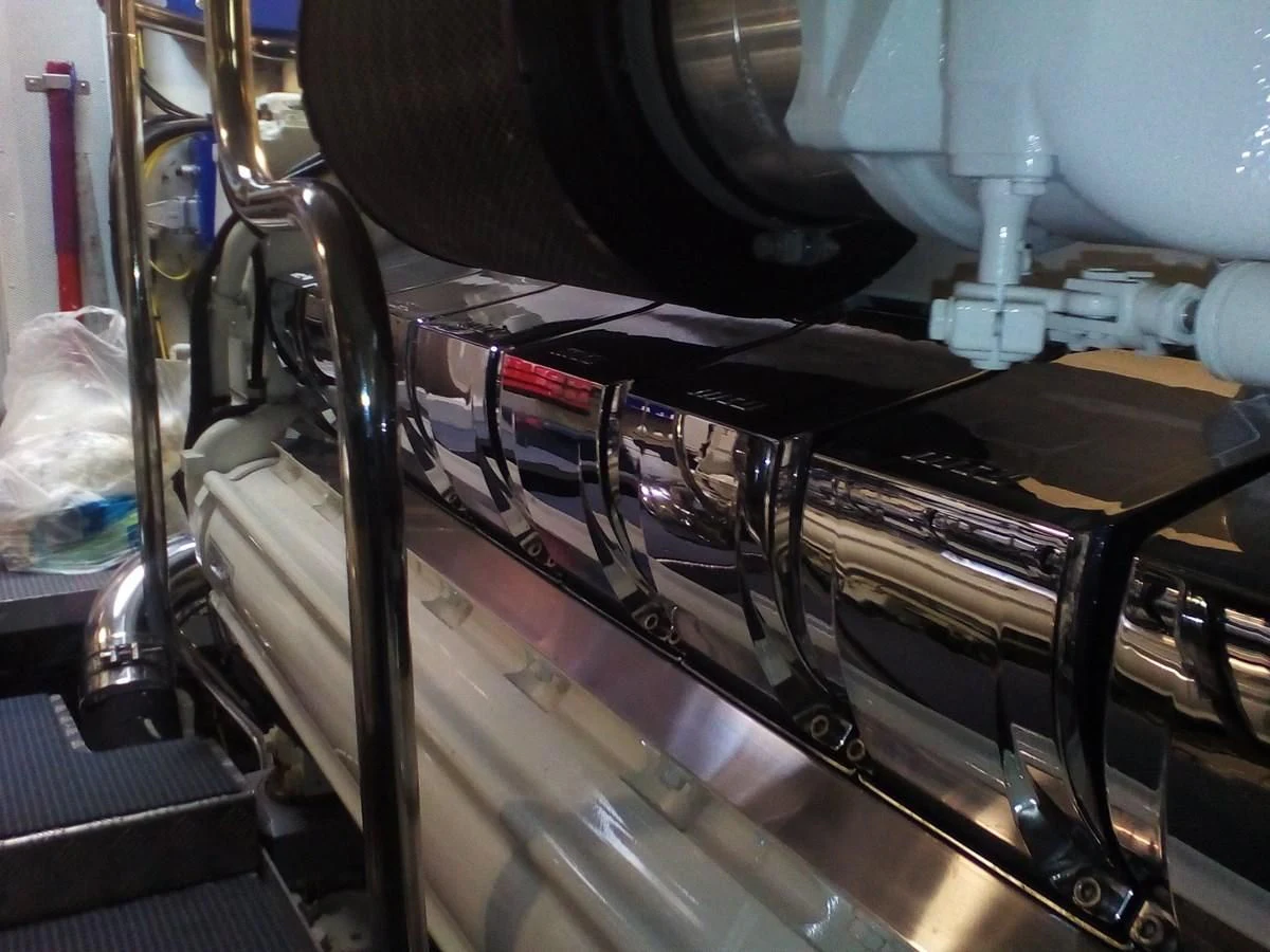 close-up of a machine aboard SUN ANEMOS Yacht for Charter