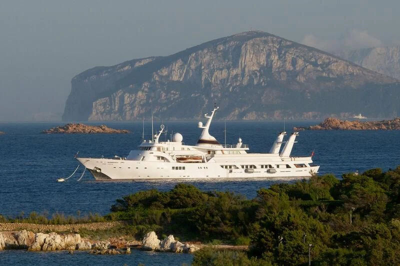 a ship in the water aboard LADY SARYA Yacht for Sale