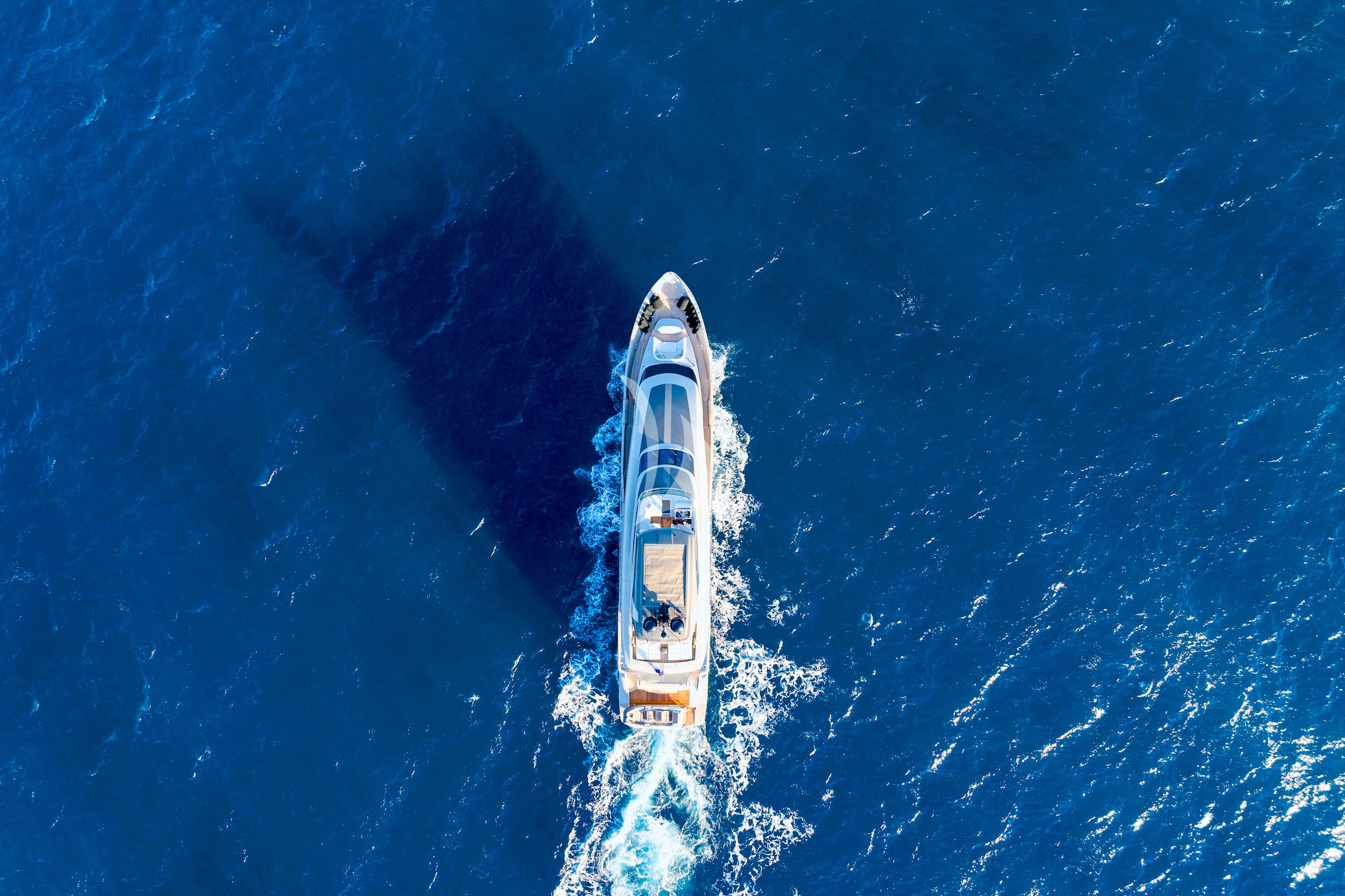 a boat in the water aboard THE PALM Yacht for Sale