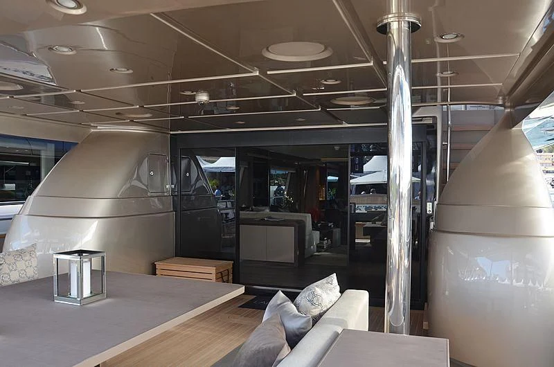 inside of a building aboard THE PALM Yacht for Sale