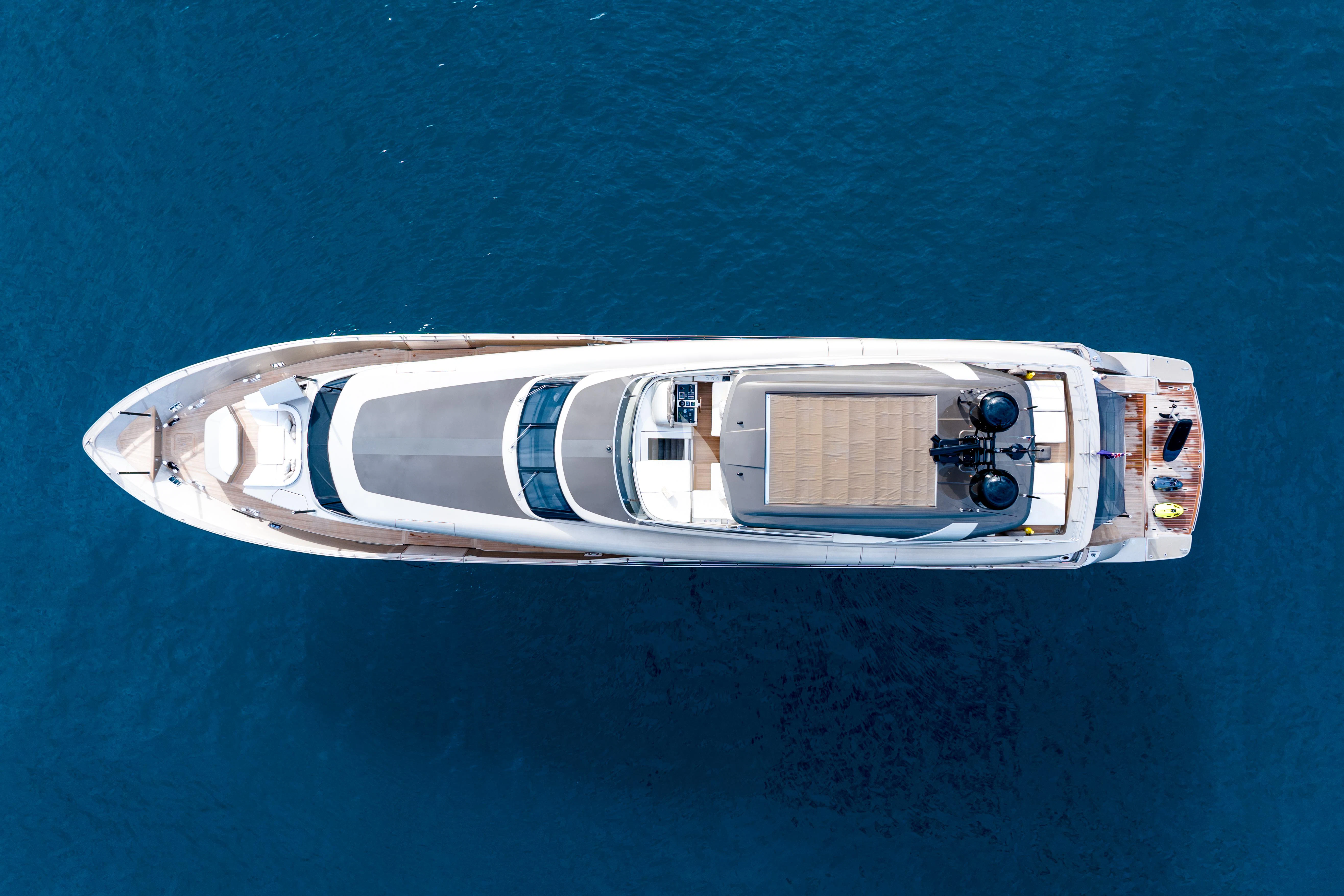 a boat on the water aboard THE PALM Yacht for Sale