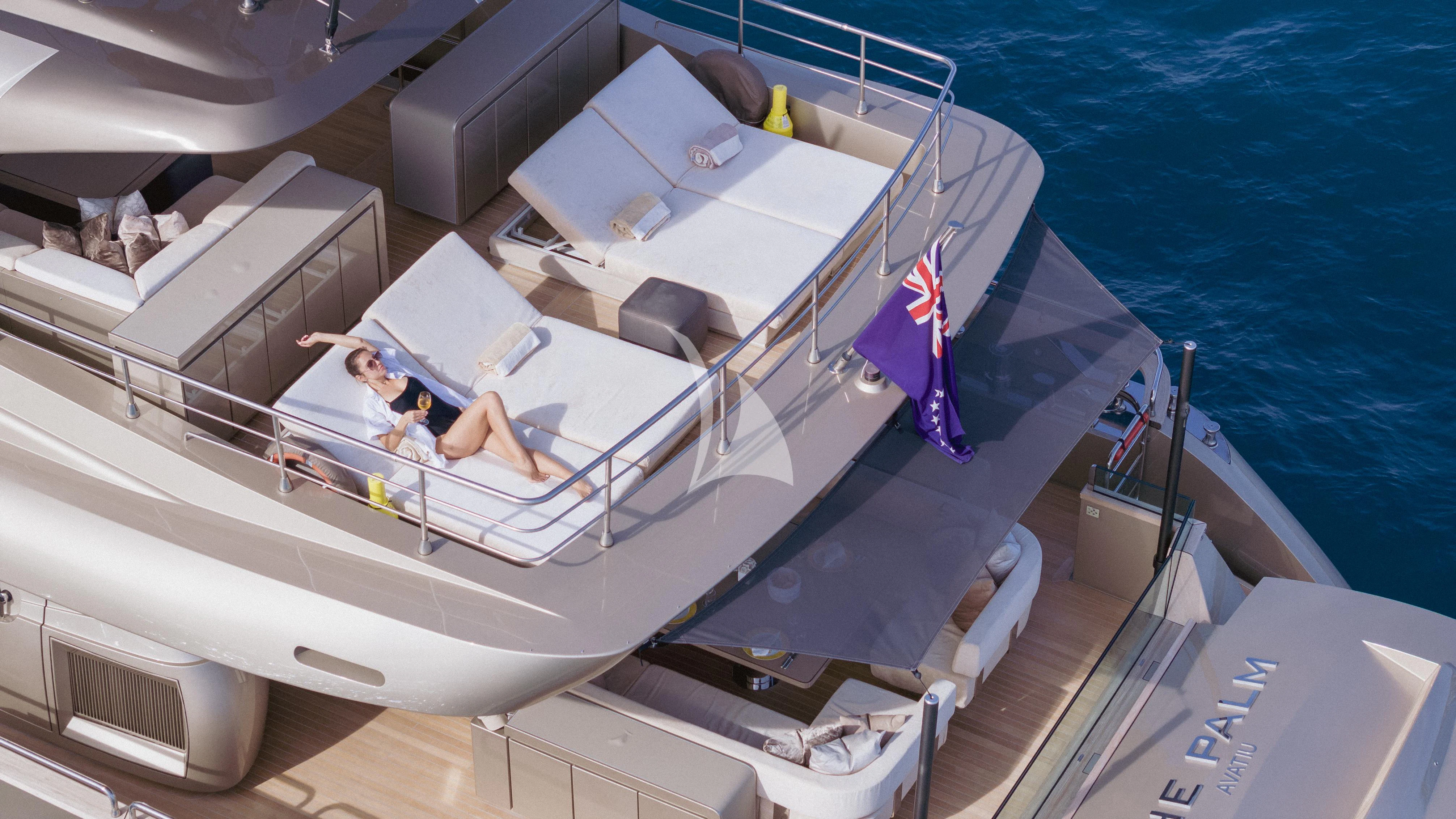 a boat on the water aboard THE PALM Yacht for Sale