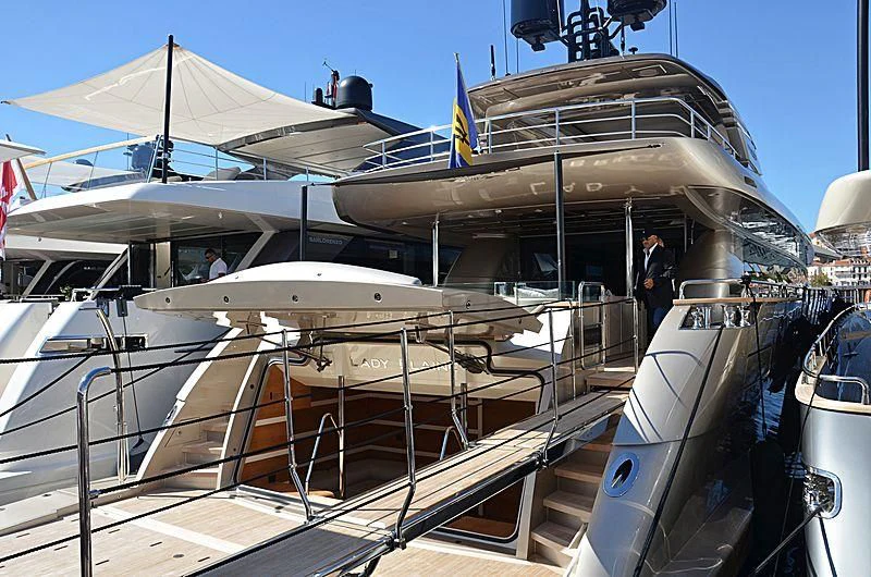 a boat on the water aboard THE PALM Yacht for Sale