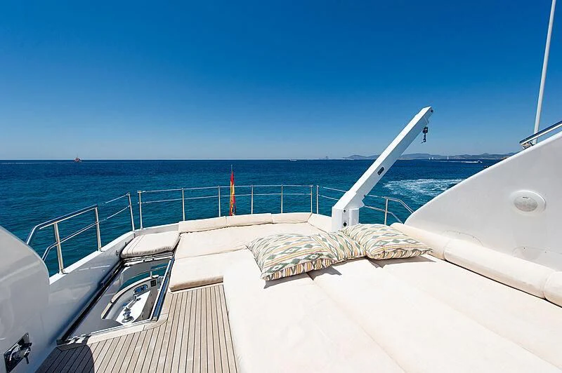 a boat on the water aboard LEX Yacht for Sale