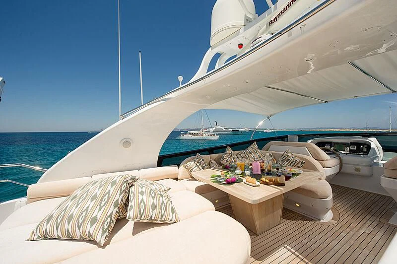 a boat on the water aboard LEX Yacht for Sale