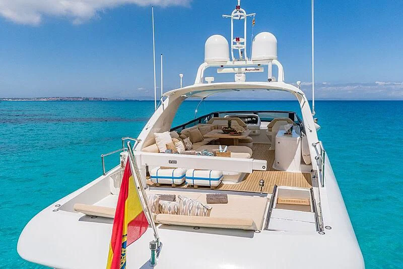 a boat on the water aboard LEX Yacht for Sale