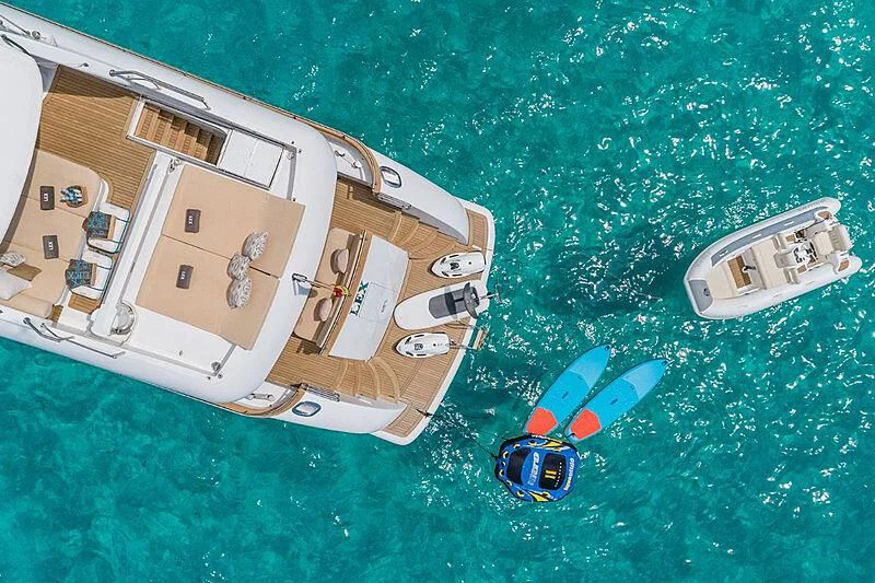 graphical user interface aboard LEX Yacht for Sale