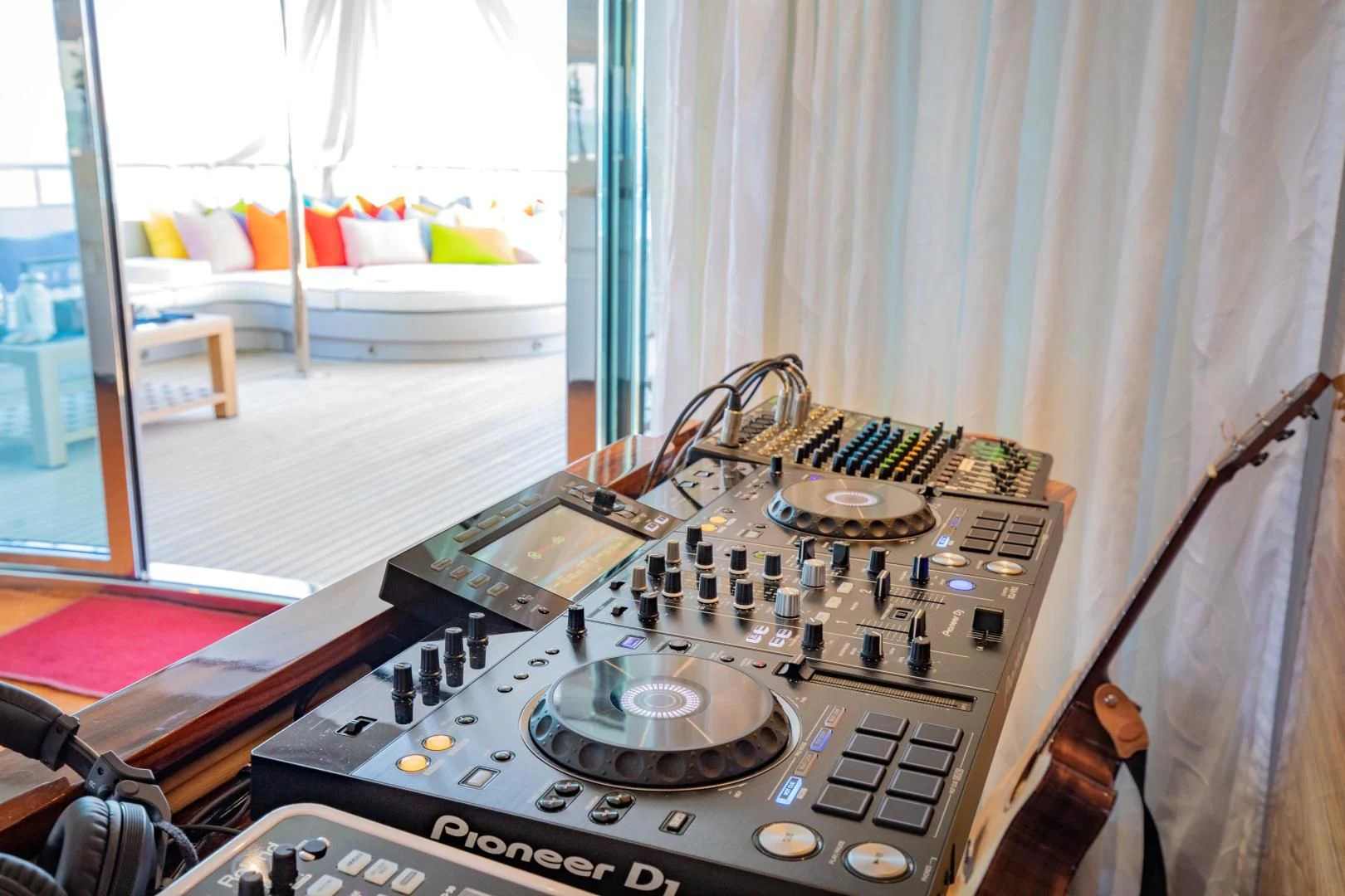a machine on the counter aboard HATT MILL Yacht for Sale