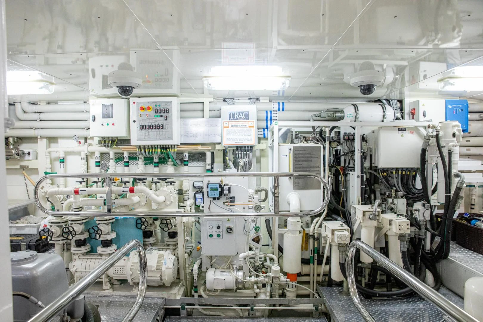 a factory with machinery aboard HATT MILL Yacht for Sale