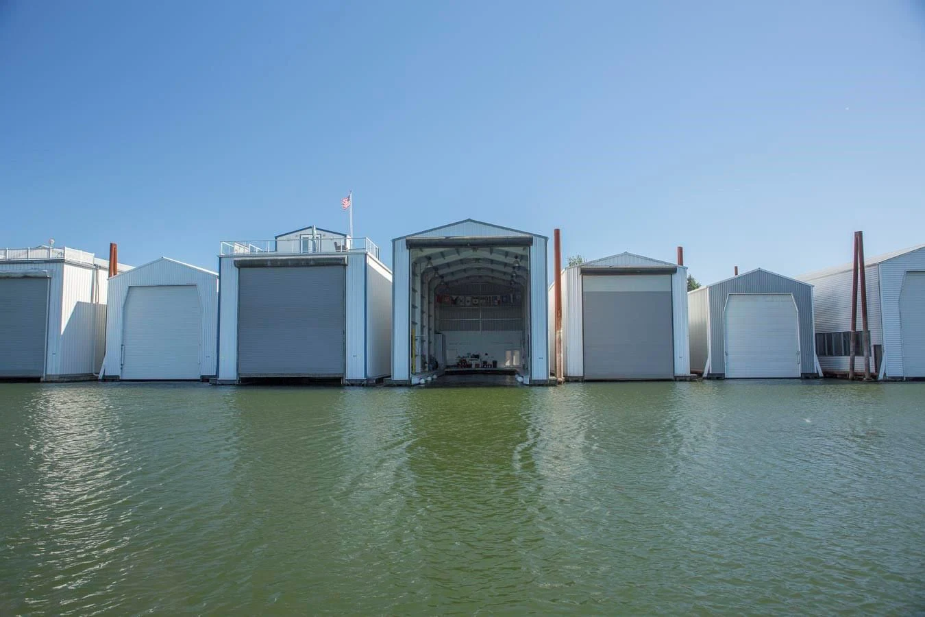a group of white containers aboard SILVER WINGS Yacht for Sale