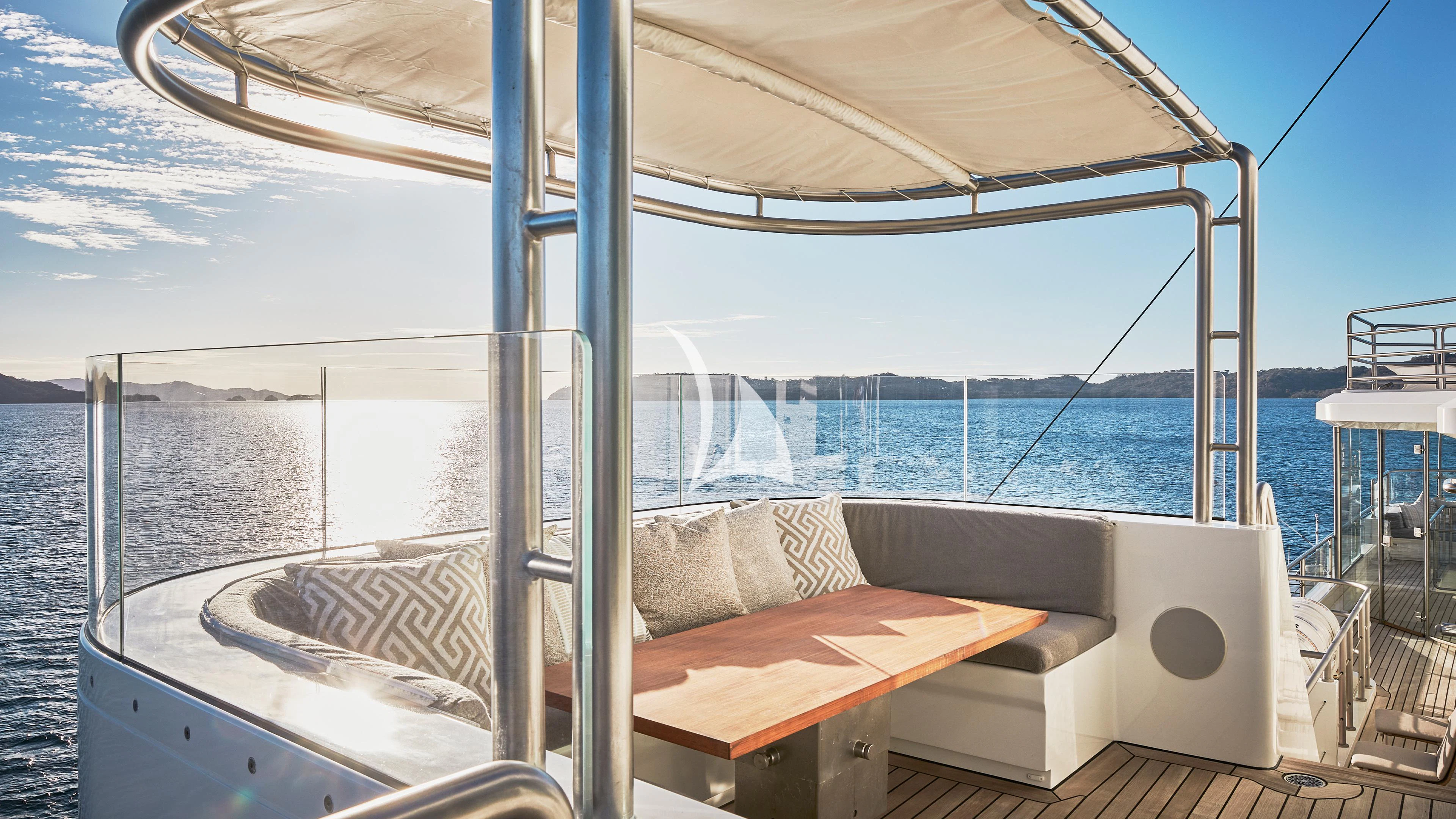 a boat on the water aboard SENSES Yacht for Sale