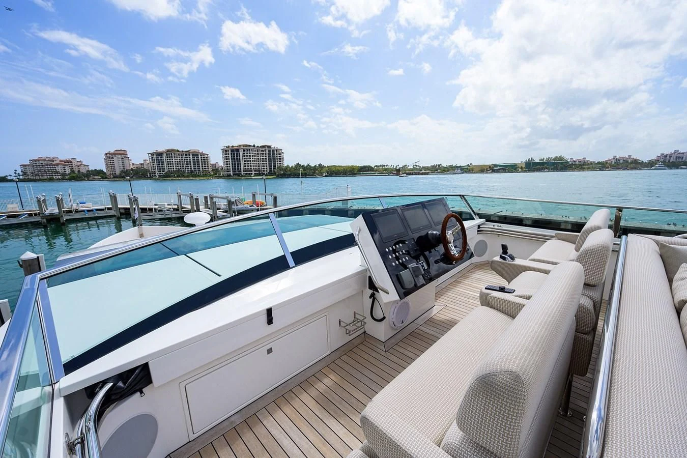 a boat on the water aboard SOCIAL DISTANCING Yacht for Sale