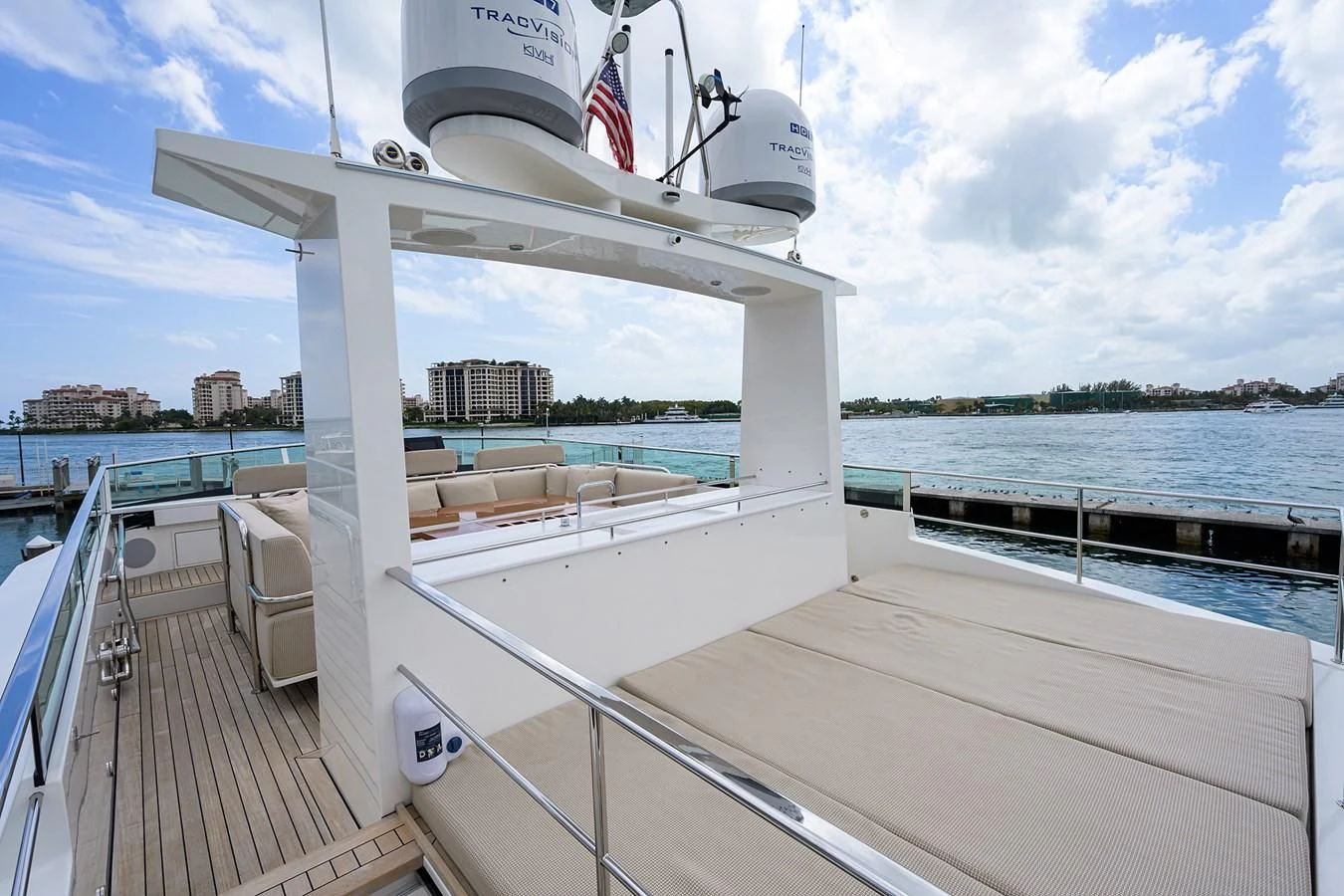 a boat on the water aboard SOCIAL DISTANCING Yacht for Sale